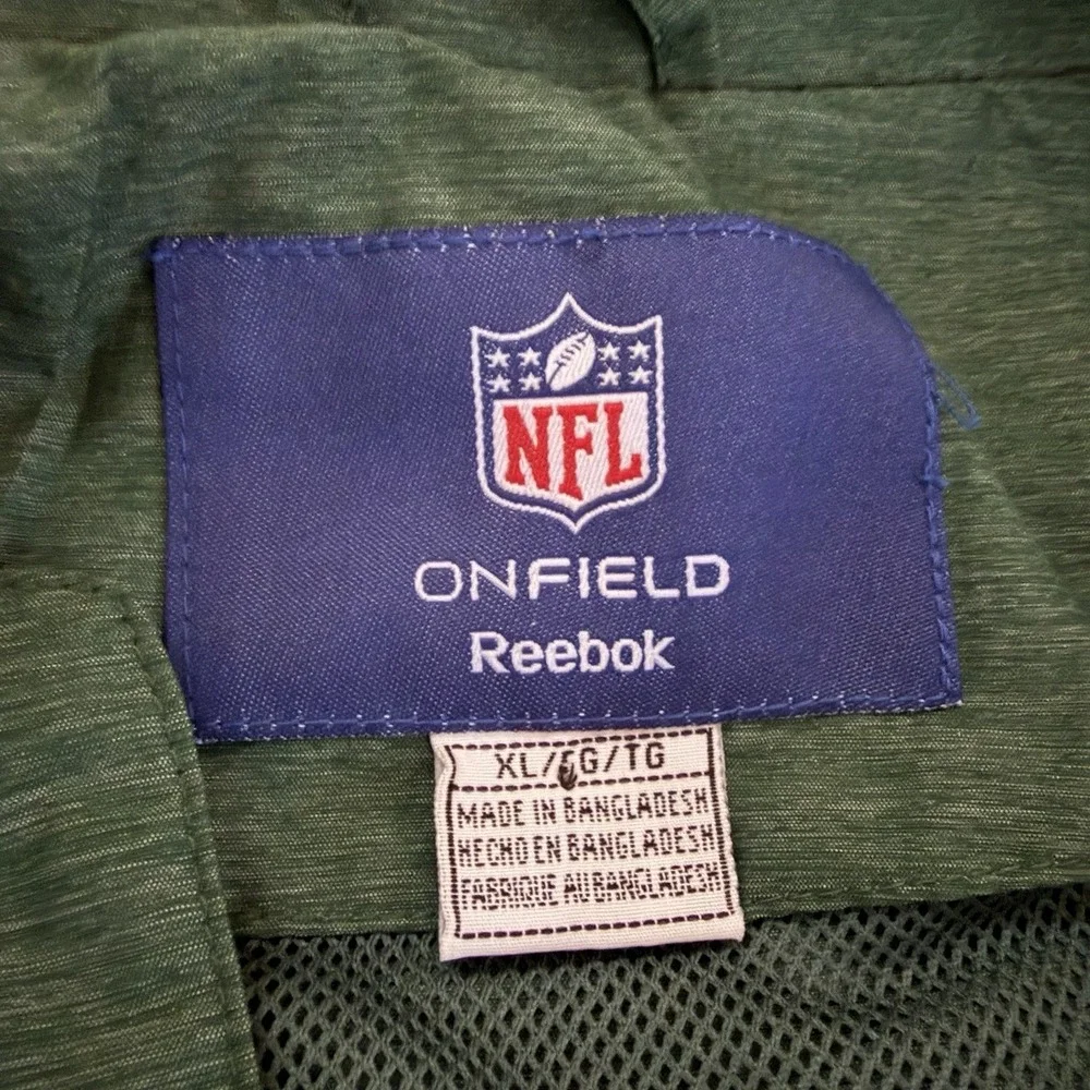 Reebok Onfield Green Bay Packers Jacket‎ Size XL Very Nice!